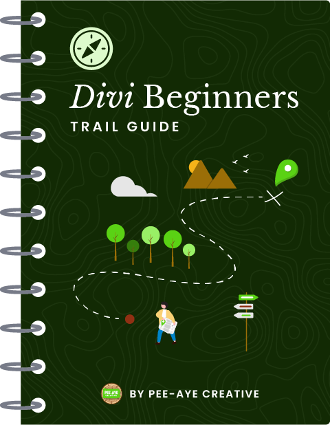 Divi Beginners Trail Guide Training Course Series by Pee Aye Creative