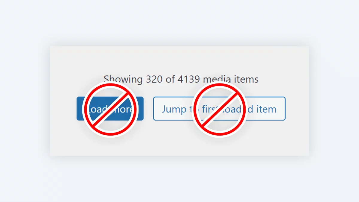 Remove Load More button from WordPress Media Library Setting In Divi Assistant Plugin Remove Load More button from WordPress Media Library Setting In Divi Assistant Plugin