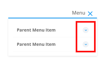 collapsible submenu icon color setting in the Divi Responsive Helper 2.4