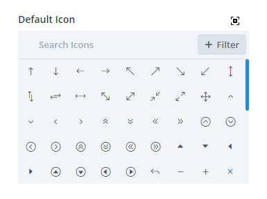 default icon setting in the Divi Taxonomy Helper plugin