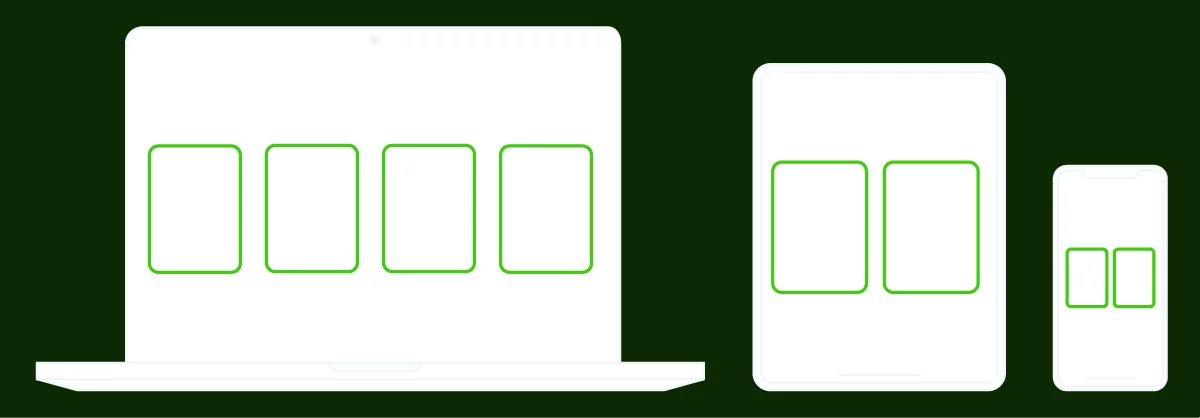 Responsive design across devices illustration