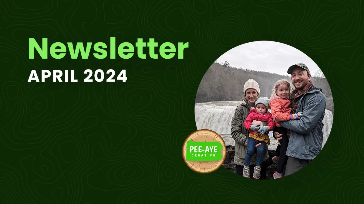 Pee-Aye Creative Monthly Newsletter For April 2024