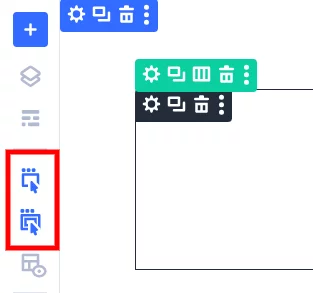 interaction mode in the new Divi 5 interface