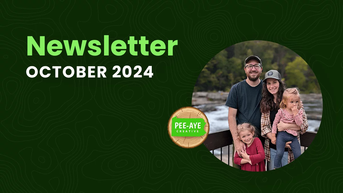 Pee-Aye Creative Monthly Newsletter For October 2024