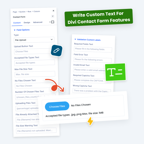 Write Custom Text For Divi Contact Form Messages And Features With The Divi Contact Form Helper Plugin by Pee-Aye Creative write custom text for divi contact form messages and features with the divi contact form helper plugin by pee aye creative