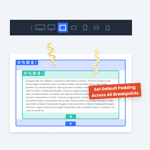 easily control default section and row padding across all divi breakpoints with the divi responsive helper plugin by pee aye creative