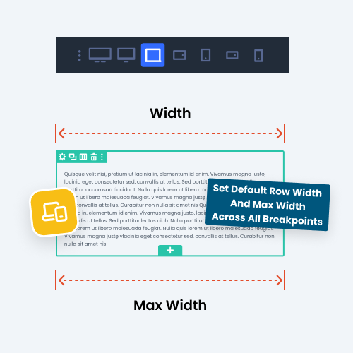 easily manage default row width and max width across all divi breakpoints with the divi responsive helper plugin by pee aye creative