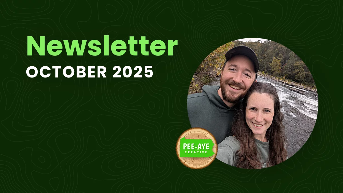 Pee-Aye Creative Monthly Newsletter For October 2025