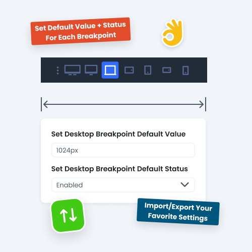 set default responsive breakpoint values and availability in divi 5 with the divi responsive helper plugin by pee aye creative
