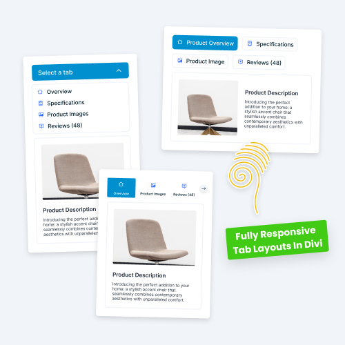 create fully responsive tab layouts in divi with the divi tabs maker plugin by pee aye creative
