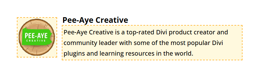 Pee-Aye Creative logo and company description