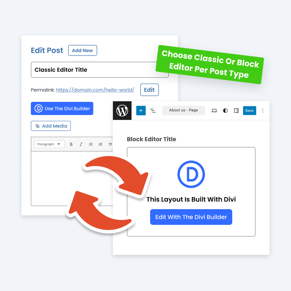 Enable The Classic Editor On Specific Post Types In Divi
