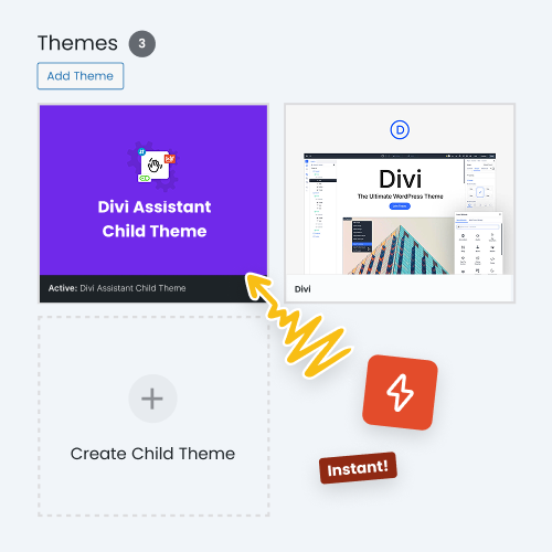 Instantly Generate A Divi Child Theme For Your Divi Website