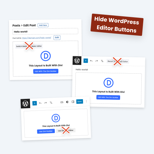 Prevent Accidental Editing By Hiding WordPress Editor Buttons In Divi
