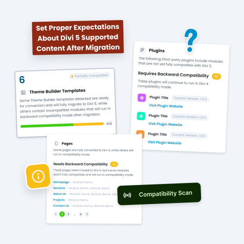 See Which Divi 5 Content Will Use Backward Compatibility Mode