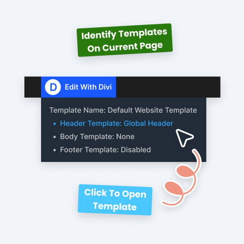 Identify And Instantly Edit Active Divi Theme Builder Templates On The Current Page