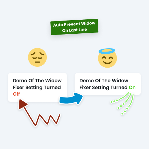 automatically prevent widow words in divi headings and paragraph text with the divi responsive helper plugin by pee aye creative