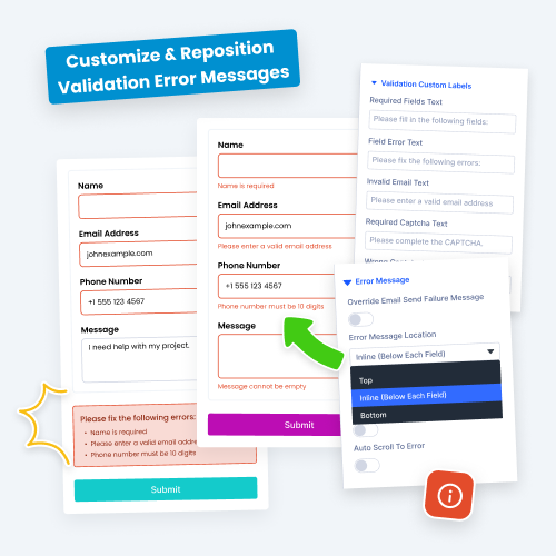 Customize And Improve Divi Contact Form Validation Error Messages With The Divi Contact Form Helper Plugin by Pee-Aye Creative customize and improve divi contact form validation error messages with the divi contact form helper plugin by pee aye creative