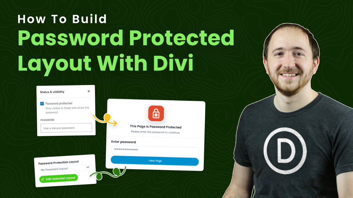 how to customize wordpress password protected pages with divi layouts tutorial by pee aye creative