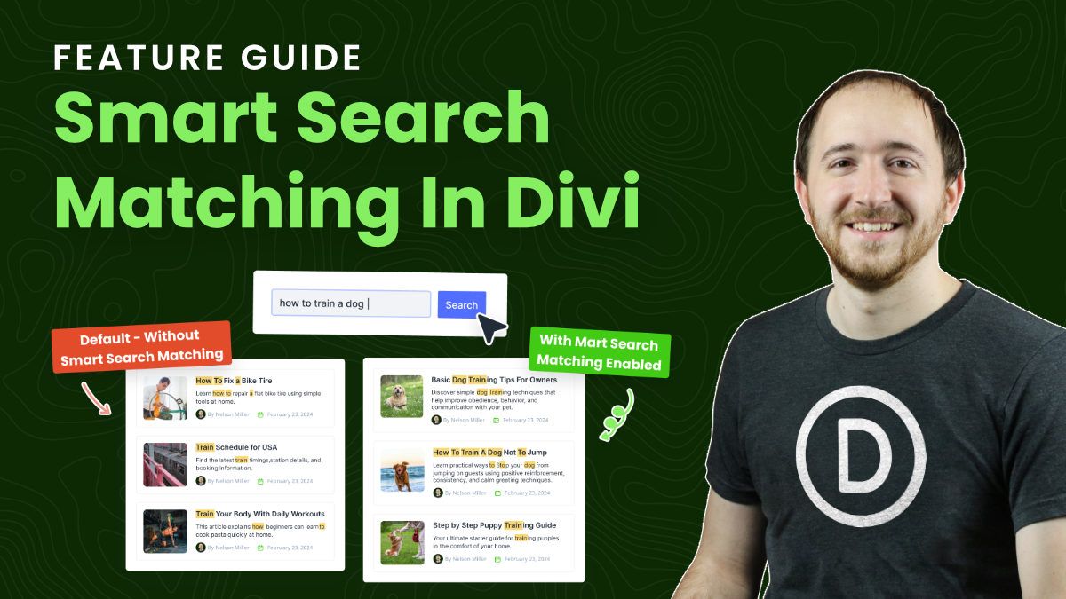 Show More Relevant Search Results In Divi With Smart Search Matching