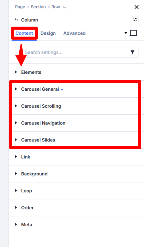 divi carousel settings have moved in divi 5 in the divi carousel maker plugin created by pee aye creative