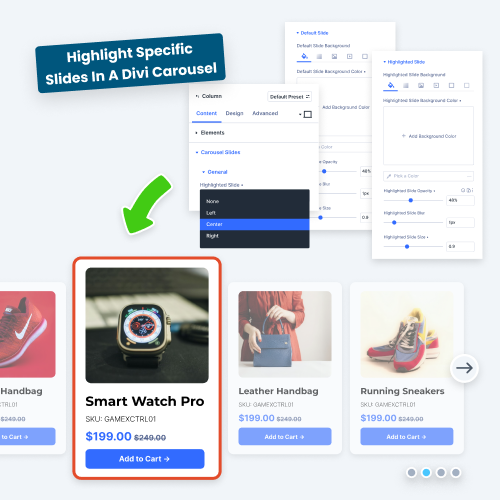 Highlight And Emphasize Specific Slides In A Divi Carousel