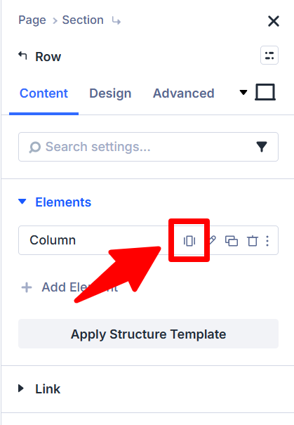 quick access carousel settings icon in the divi builder row in the divi carousel maker plugin created by pee aye creative